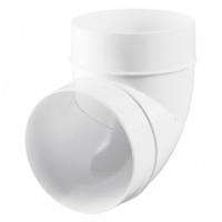 Колено 90° для круглых каналов ВЕНТС d 100 121