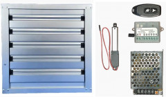 Клапан жалюзийный Турбовент ПВЖ 620 с электроприводом